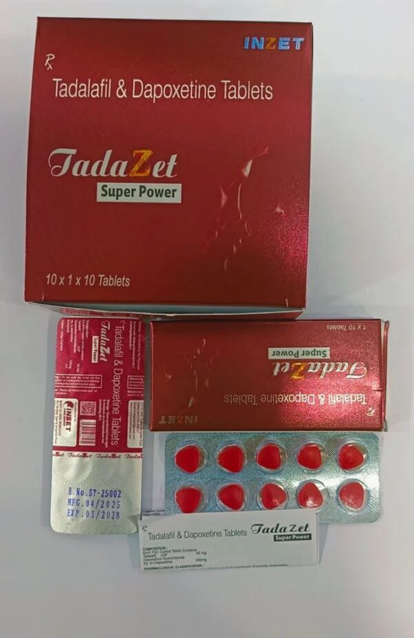 TADAZET SUPER POWER  Double-effect tablets  他达双效锭 马来西亚现货正品